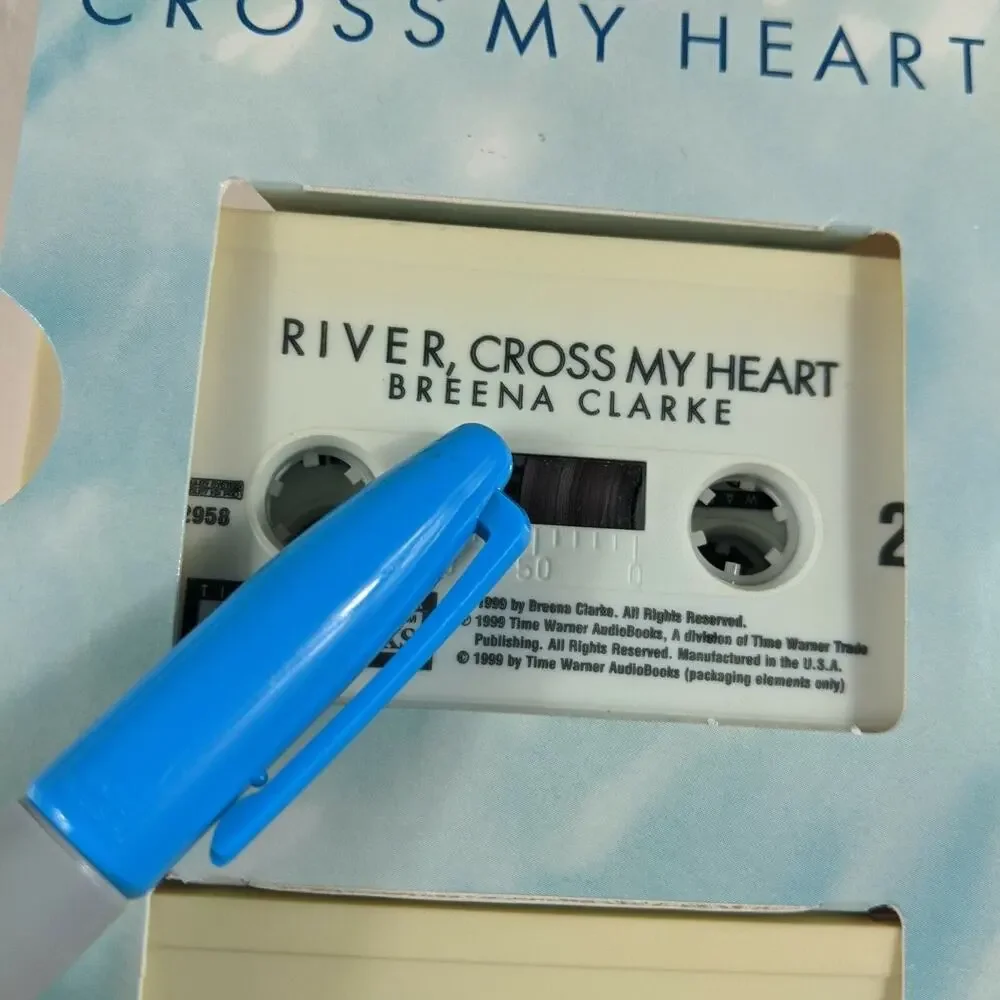 River Cross My Heart Novel by Breena Clark on Audio Book Cassette Tape